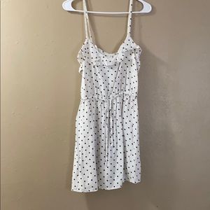 Mini polka dot dress